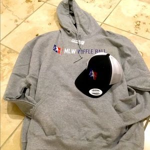 NWT Hoodie & Hat Set MLW ⚾️